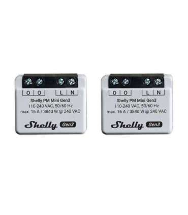 Set of 2 Shelly PM Mini Gen3 Controllers