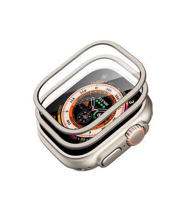 Protection set for Apple Watch Ultra ESR 49mm (case+glass) (titanium)