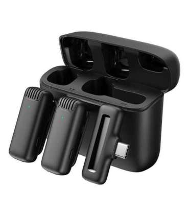 Microphone with charging case Apexel APL-MIC008 Type-C, 2 pcs.