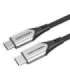 Vention TAAHF USB-C to USB-C 60W 1m USB cable (gray)