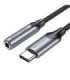Adapter Vention BGMHF USB-C M do 3.5mm Jack 1M (szary)