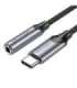 Adapter Vention BGMHF USB-C M do 3.5mm Jack 1M (szary)