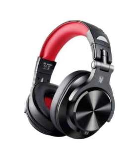 Oneodio A71 Wired Headphones (Black and Red)