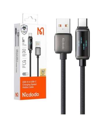 Mcdodo CA-2350 USB-A to USB-C cable, 6A, LED display, 1.2m