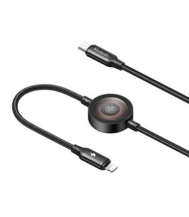 Mcdodo CA-5680 2-in-1 USB-C to Lightning cable + Apple Watch charger, 36W, 1.5m