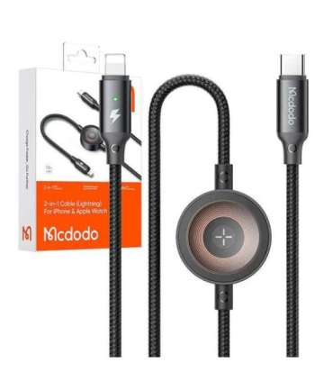 Mcdodo CA-5680 2-in-1 USB-C to Lightning cable + Apple Watch charger, 36W, 1.5m
