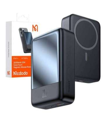 Mcdodo MC-5021 Magnetic Power Bank 20000mAh, 20W (black)