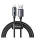 Mcdodo CA-5660 USB-A to Lightning cable with flashing light 1.2m (black)