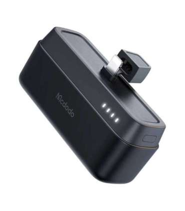 Mcdodo Power Bank MC-6281 20W, 5000mAh with Lightning connector (black)