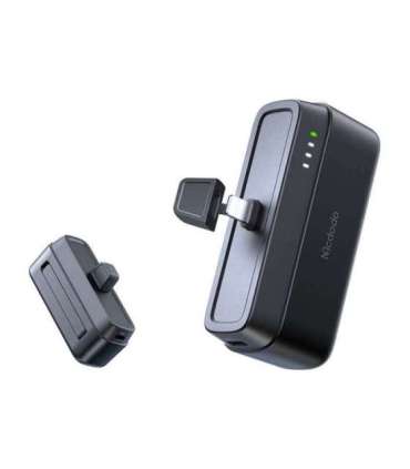 Mcdodo Power Bank MC-6281 20W, 5000mAh with Lightning connector (black)