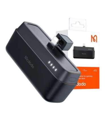Mcdodo Power Bank MC-6281 20W, 5000mAh with Lightning connector (black)