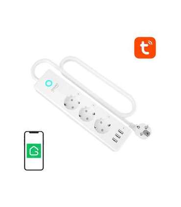 Gosund P1 PLUS smart WiFi power strip (4x AC schuko, 3x USB-A) Tuya