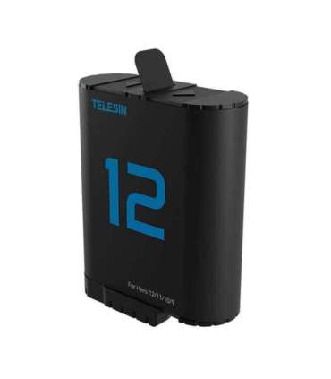 TELESIN lithium battery for GoPro Hero 12/11/10/9 (blue)