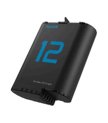 TELESIN lithium battery for GoPro Hero 12/11/10/9 (blue)