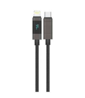 Foneng XS05 PD27W USB-C to Lightning cable, 1.2m (black)