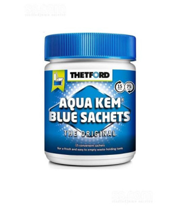 Thetford Aqua Kem® Blue Sachets (Bag) 15 tabs for chemical toilets