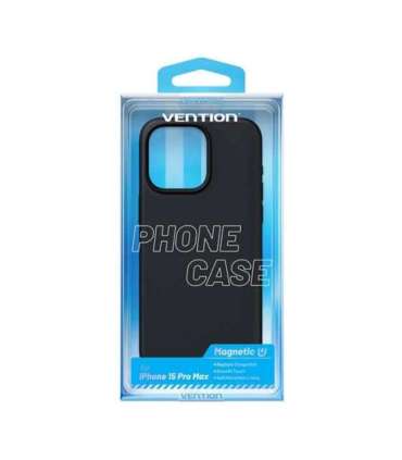 Vention KUFB0-40 Silicone Case for iPhone 15 Pro Max (black)