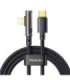 McDodo CA-3390 36W 1.2m USB-C to Lightning angle cable (black)