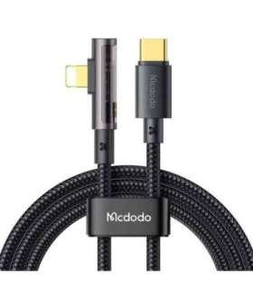 McDodo CA-3390 36W 1.2m USB-C to Lightning angle cable (black)