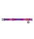 Nylon dog collar with QR code WAUDOG 15 mm wide, 25-35 cm long purple