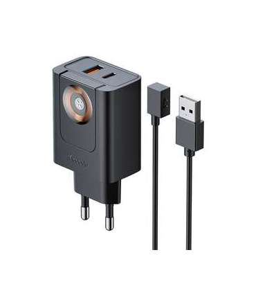 McDodo CH-3700 30W 2-in-1 USB-C+A Charger, black