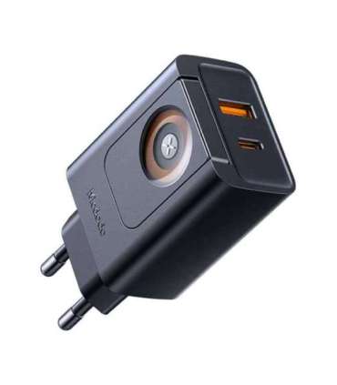 McDodo CH-3700 30W 2-in-1 USB-C+A Charger, black