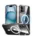 ESR Classic Hybrid (HaloLock) case with stand for iPhone 16 Plus (transparent)