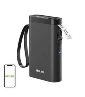 Nelko P21 thermal label printer (black)