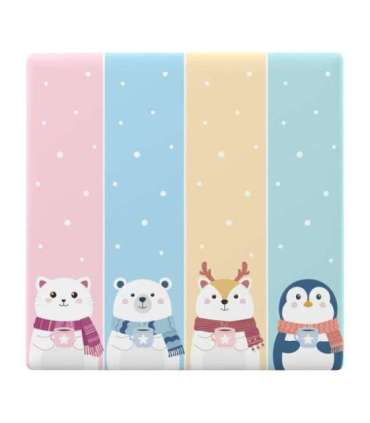 Decorative cover / cap for the T5 SONOFF Cartoon 4C touch switch.