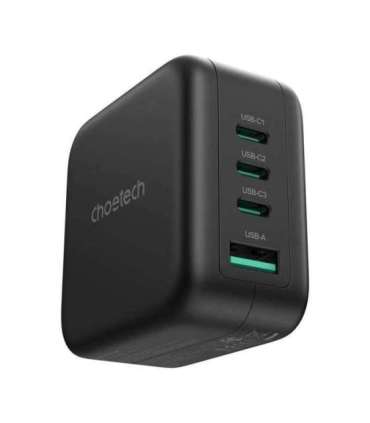 Choetech PD6055 70W GaN mains charger with US, EU, UK, AU adapters