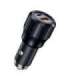 Choetech 63W Dual USB-C 45w+ USB-A 18w fast car charger (black)