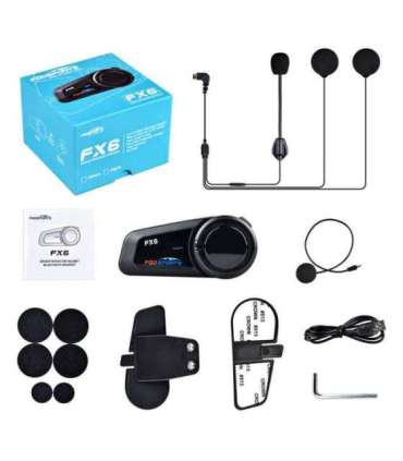 Fodsports FX6 motorcycle intercom (black)