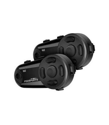 Fodsports V6S motorcycle intercom two-pack