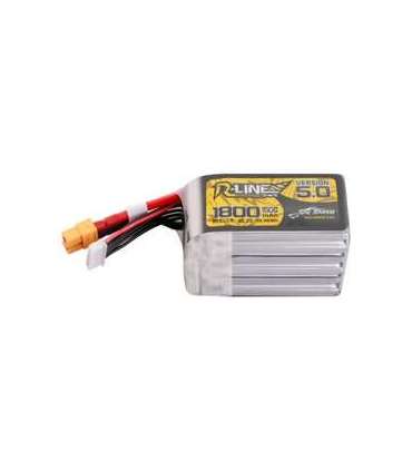 Lipo Tattu R-Line Version 5.0 1800mAh 22.2V 150C 6S battery with XT60 connector