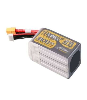 Lipo Tattu R-Line Version 5.0 1800mAh 22.2V 150C 6S battery with XT60 connector