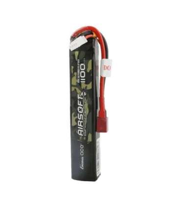 Lipo Gens ace 25C 1100mAh 3S1P 11.1V Airsoft Gun battery with T-plug