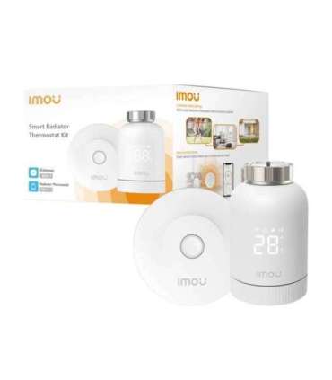 IMOU KIT-TRV1-EU-2 ZigBee thermostatic head kit with 6 adapters and gateway