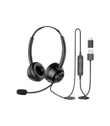 Wired headset with microphone New Bee H368