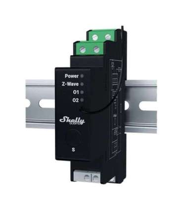 DIN relay with energy measurement Shelly Qubino Wave Pro Shutter