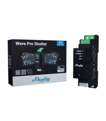 DIN relay with energy measurement Shelly Qubino Wave Pro Shutter