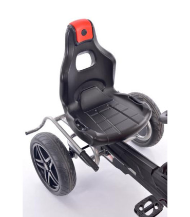 Velokart (Velomobile) Go-Kart 1504 Red (5-12 years)