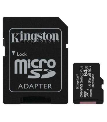 MEMORY MICRO SDXC 64GB UHS-I/3PACK SDCS2/64GB-3P1A KINGSTON