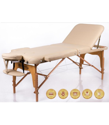 RESTPRO® Memory 3 Beige Portable Massage Table