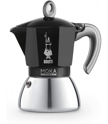 Espressokann induktsioonpliidile Bialetti Moka 4 tassile 0006934, must