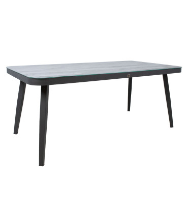 Садовый стол MARIE 180x90xH74см, серый