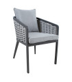 Садовый стул MARIE 55x64xH76см, серый