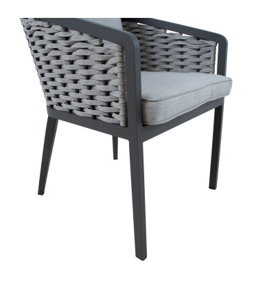 Садовый стул MARIE 55x64xH76см, серый