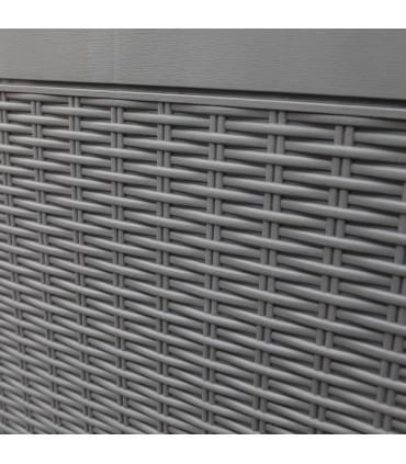 Säilituskast SAYA 122x54,5x63cm/380L, hall plastik