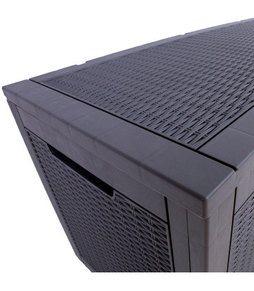 Säilituskast SAYA 122x54,5x63cm/380L, hall plastik