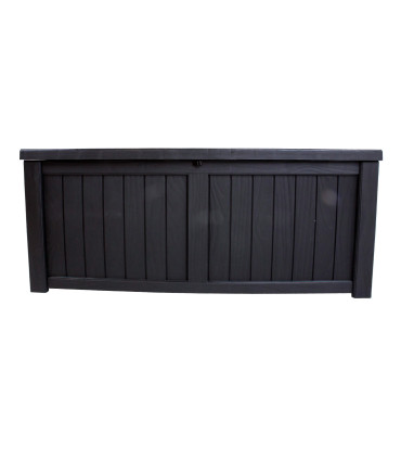 Säilituskast PRAIA 143x67,5x60,5cm/450L, must plastik